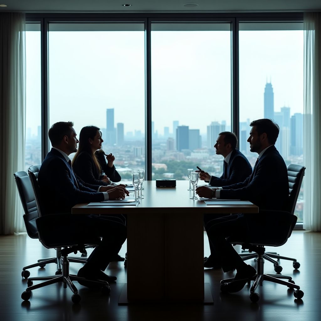 Reunión con cliente corporativo